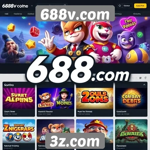 Plataforma de jogos 688v.com oferece diversas opções de entretenimento