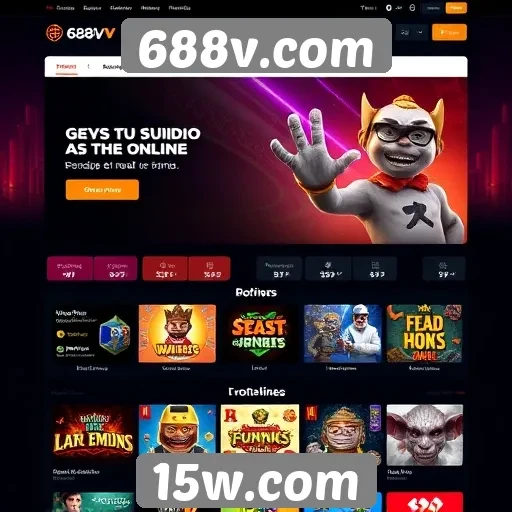 Navegação intuitiva e design do 688v.com
